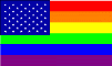 LGBTQ USA Flag